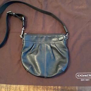 Coach leather crossbody bag